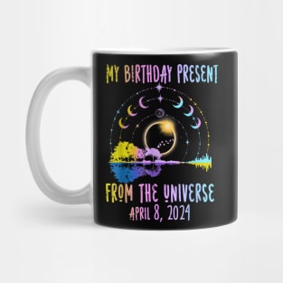 Total Solar Eclipse And Yes Its My Birthday April 8 2024 Gift For Men Women Mug